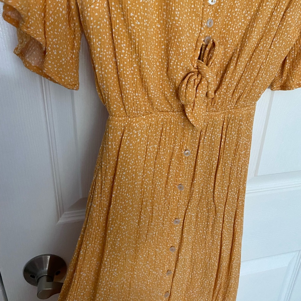Yellow summer dress